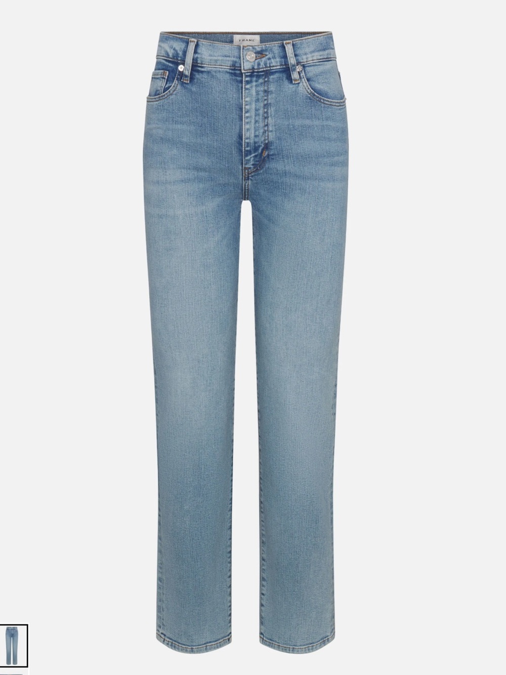 FRAME Le Sleek Straight High Rise Jeans
